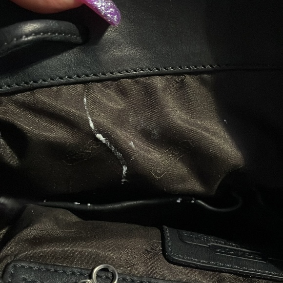 Authentic soft leather Coach back pack used a twice but still in good condition - Picture 10 of 11